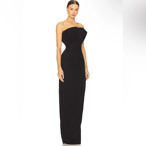 Sau lee Noah gown in black - Picture 2 of 5